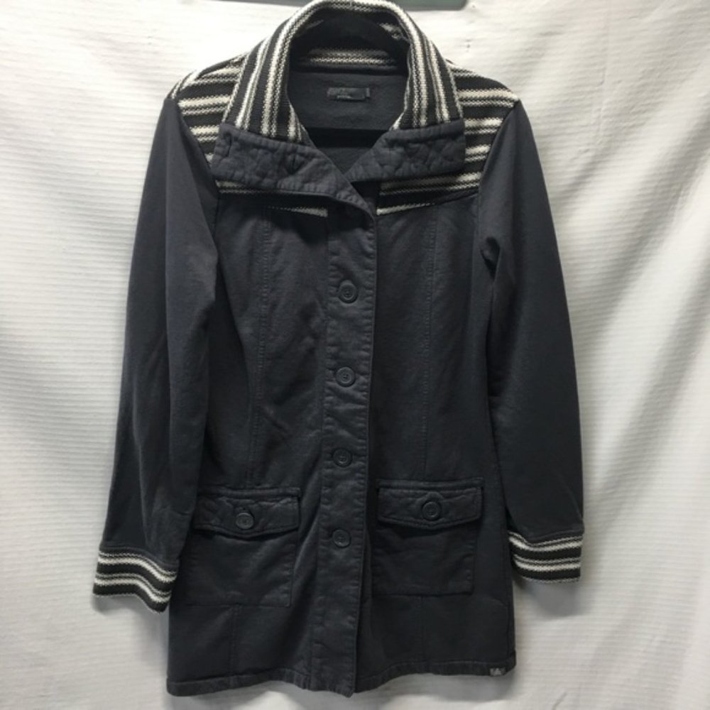 Prana gray cotton jacket